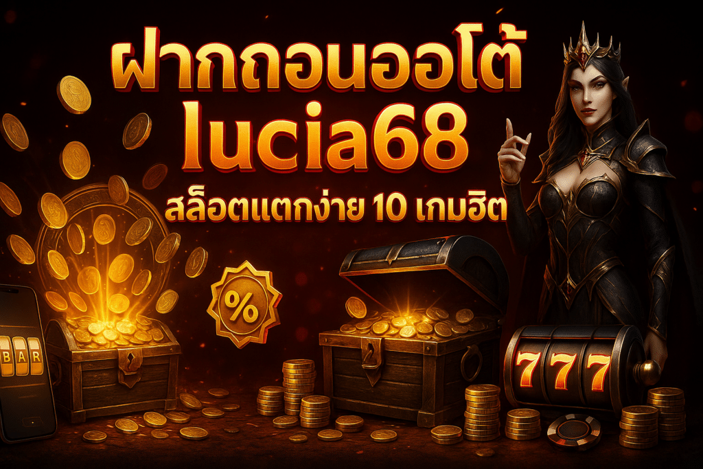 ฝากถอนออโต้ lucia68