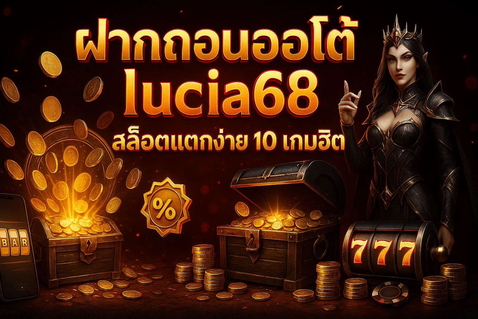 ฝากถอนออโต้ lucia68